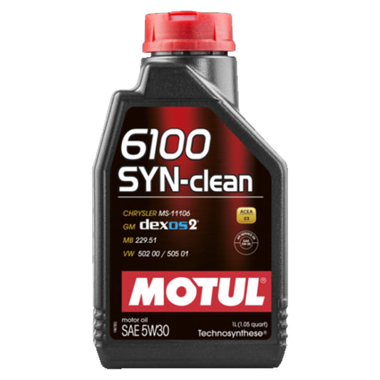 MOTUL 6100 SYN-CLEAN 5W30 per alte prestazioni litri 1